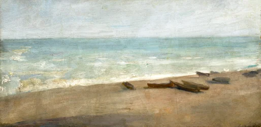 Boote entlang der Küste